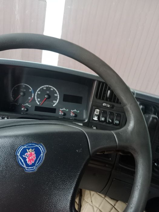 Scania R420 6x2 linowiec z kontenerem