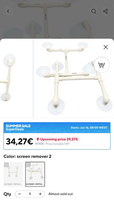 Ventosas reparar ecra tv led lcd