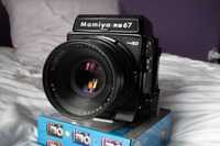 Mamiya RB67 Pro SD + obiektywy 90mm, 127mm,180mm
