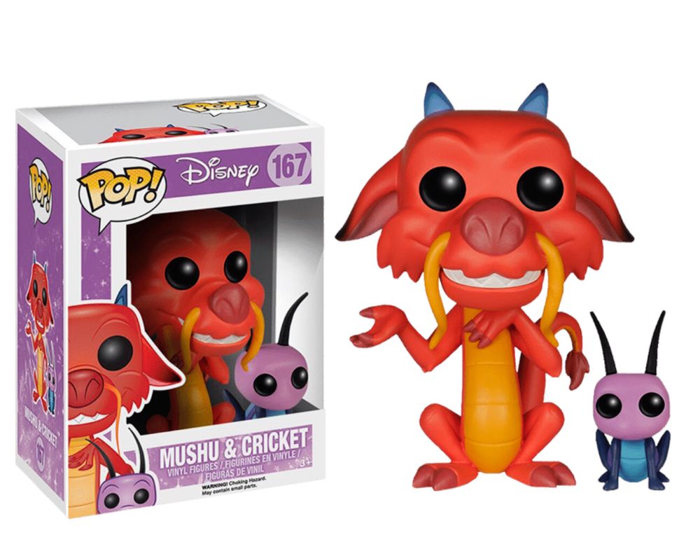 Pop disney mushu & cricket