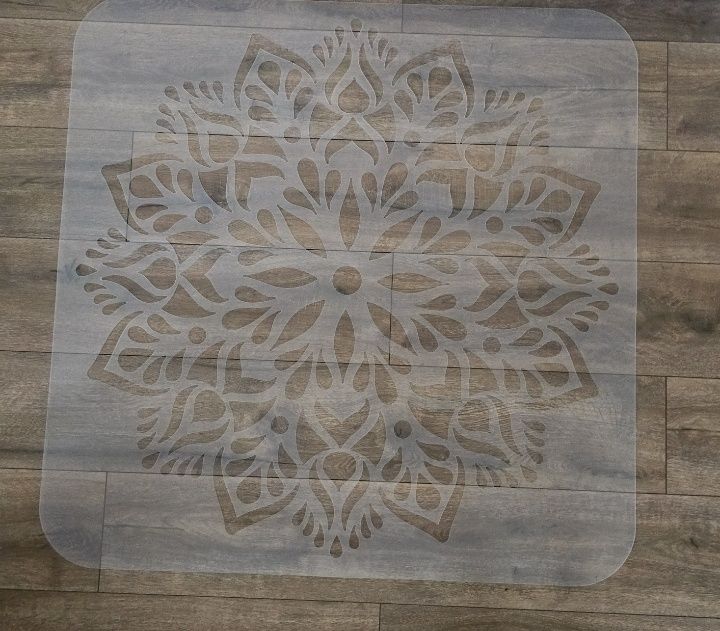 Szablon do tynków dekoracyjnych mandala