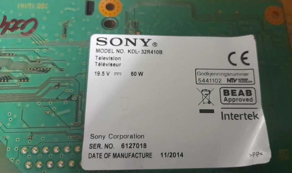 Main TV Sony KDL-32R410B