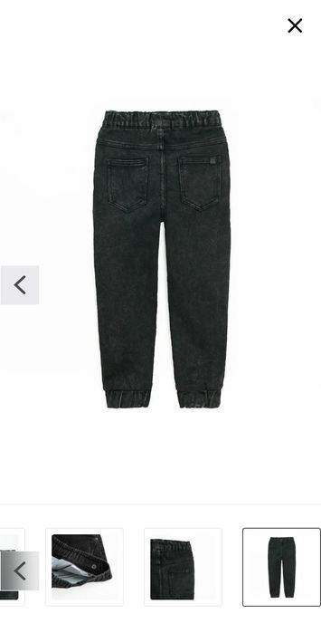 Spodnie jeans jogger r.146 Cool Club NOWE