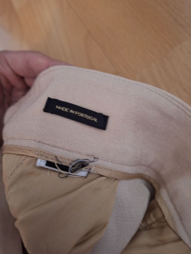 Spodnie z szerokimi nogawkami Massimo Dutti
