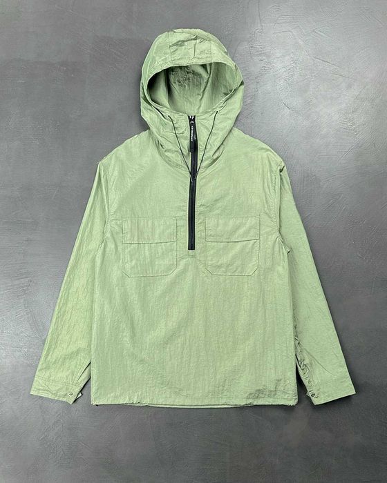 Анорак C.P. Company Nylon Arm Lens Hooded Overshirt Burnt Olive
