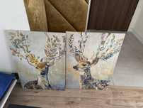 Obraz kolorowy renifer ikea