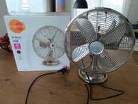 Wentylator biurkowy 30cm 40W metalowy Equation