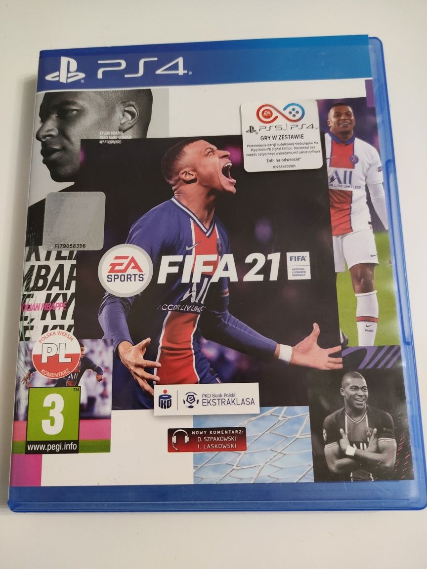 FIFA 20, FIFA 21 gry n Ps4