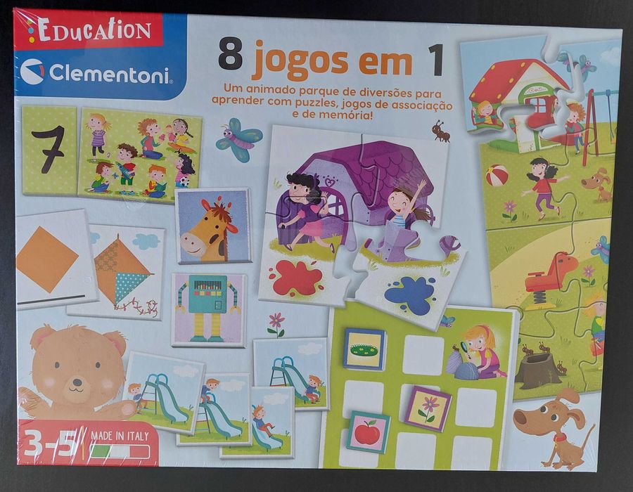 Clementoni 8 jogos em 1
