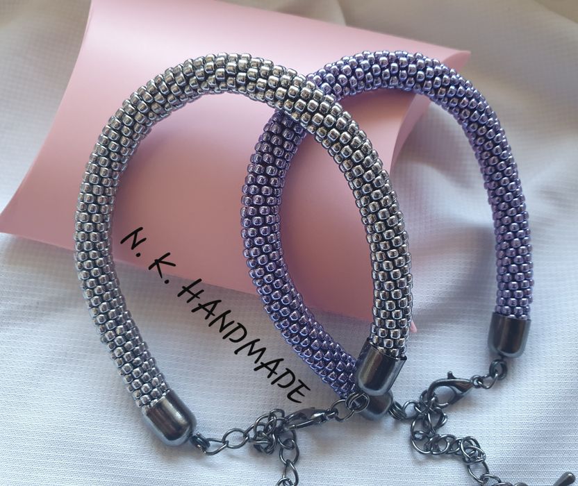 2 Bransoletka z koralików Rękodzieło