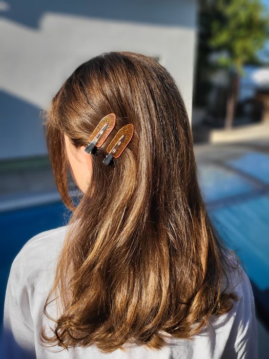 Заколка зажим що не заламує волосся, прищіпка для волосся, затискач