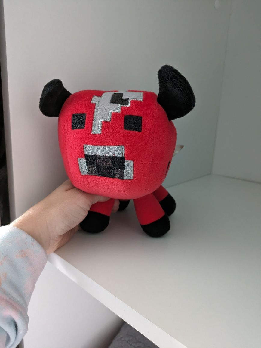 Grzybowa krowa pluszak maskotka Minecraft