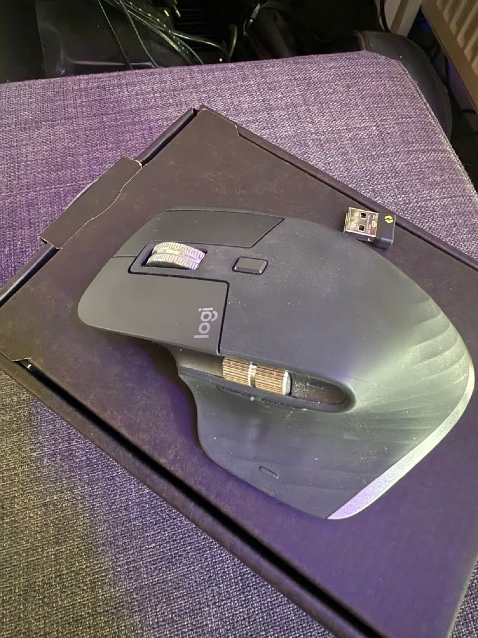 Myszka mysz Logitech MX Master 3s rzadko używana, cały zestaw