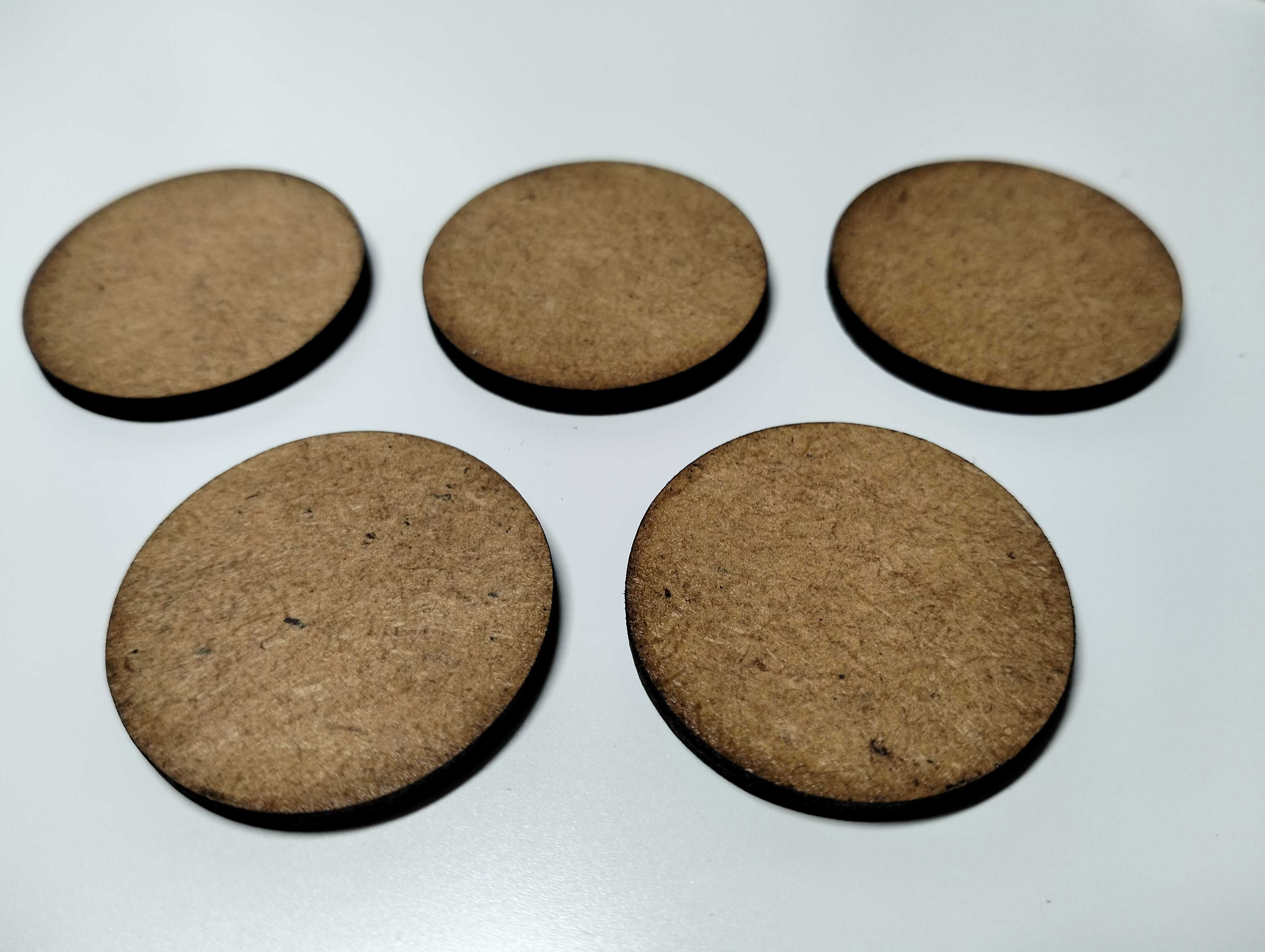 Okrągłe podstawki bases HDF MDF 25 mm 32 mm warhammer 40szt