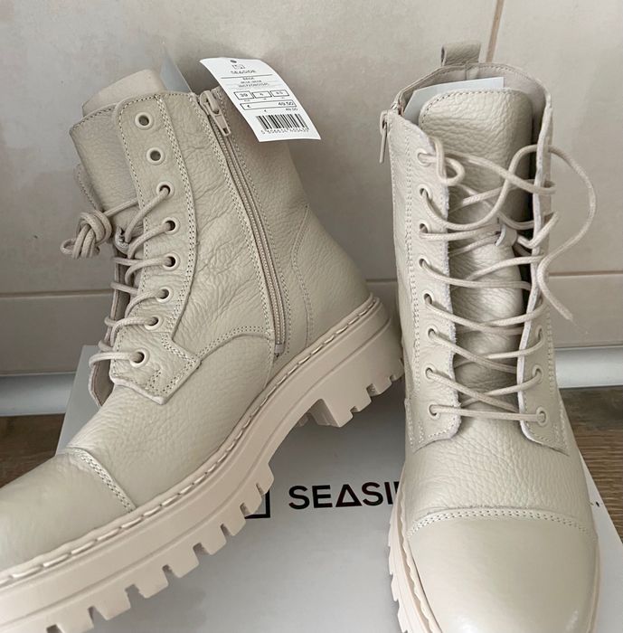 Botas pele verdadeira novas 38