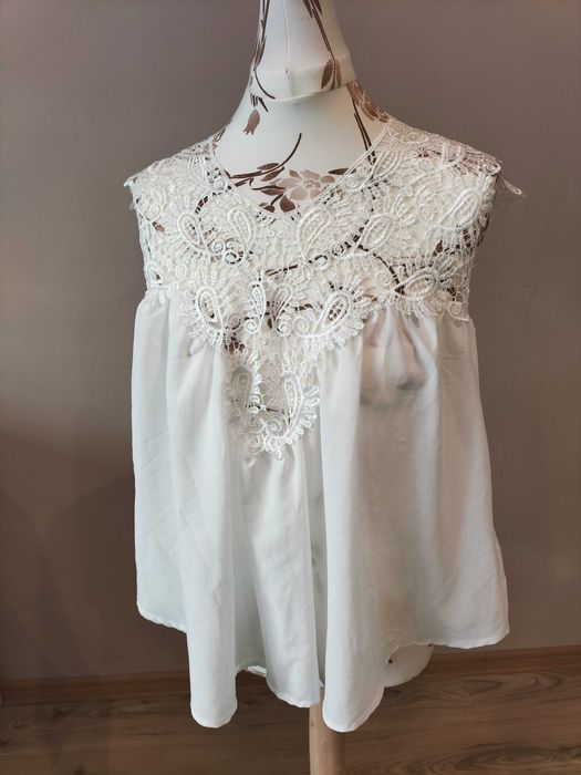 Piękna bluzka koronka 2XL