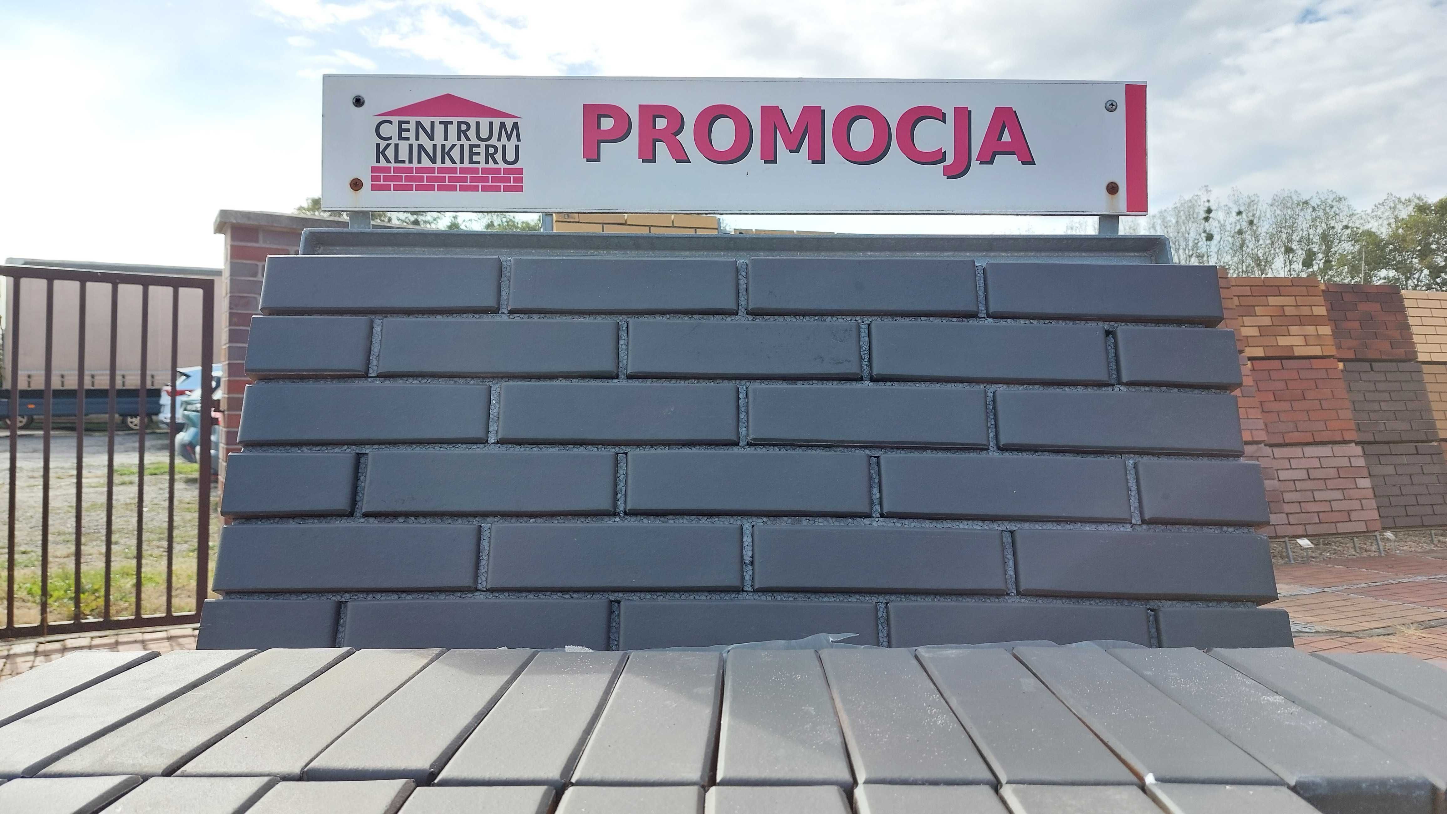 Cegła klinkierowa pełna Grafitowa - na KOMIN