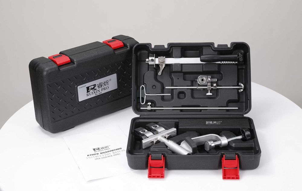Станок для заточки ножей RUIXIN PRO RX-009 точилка для ножей + 4 КАМНЯ