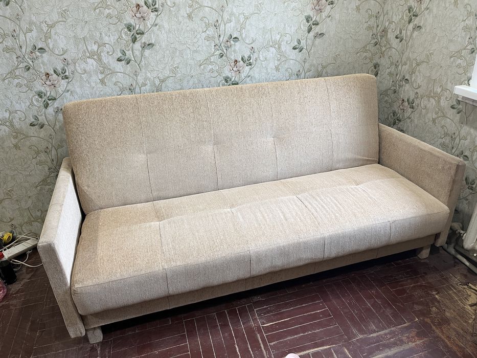 Диван бежевий книжка