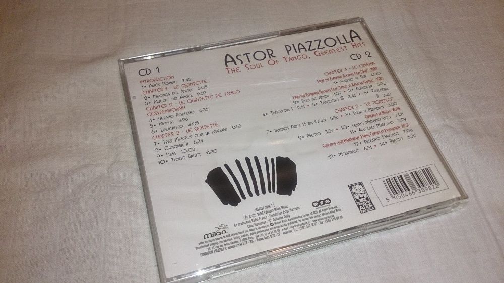 astor piazzolla (the soul of tango - greatest hits) 2 cds