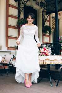 Свадебное платье шитое на заказ