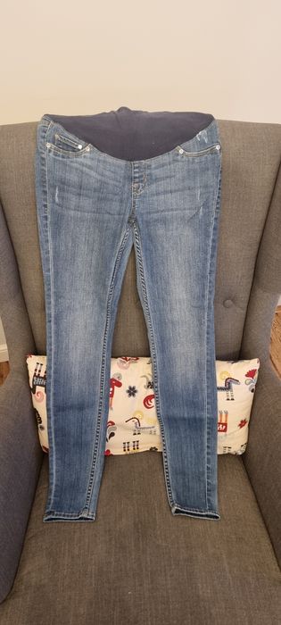 Spodnie ciążowe jeans, rozmiar S