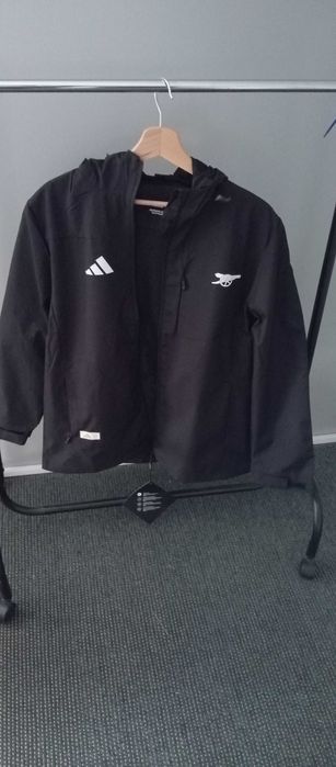 Kurtka przeciwdeszczowa, Arsenal, czarna, rozmiar XS