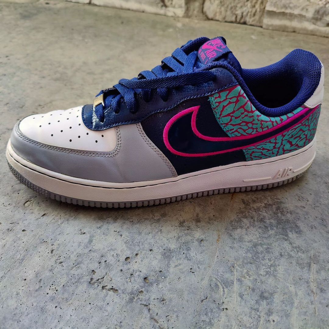Nike air Force 1 low Midnight Navy Fusion Pink