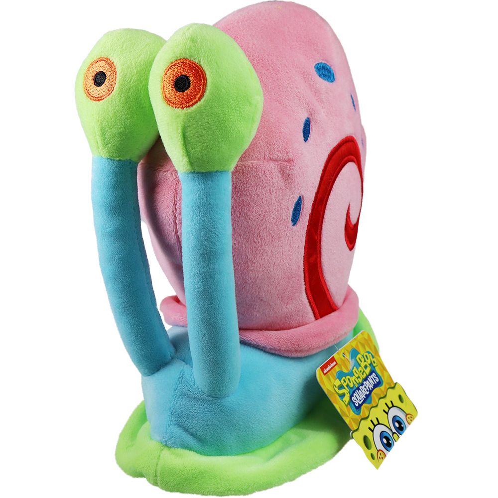 Duży Pluszowy Ślimak Gacek 24cm Maskotka Przytulanka Spongebob Garry