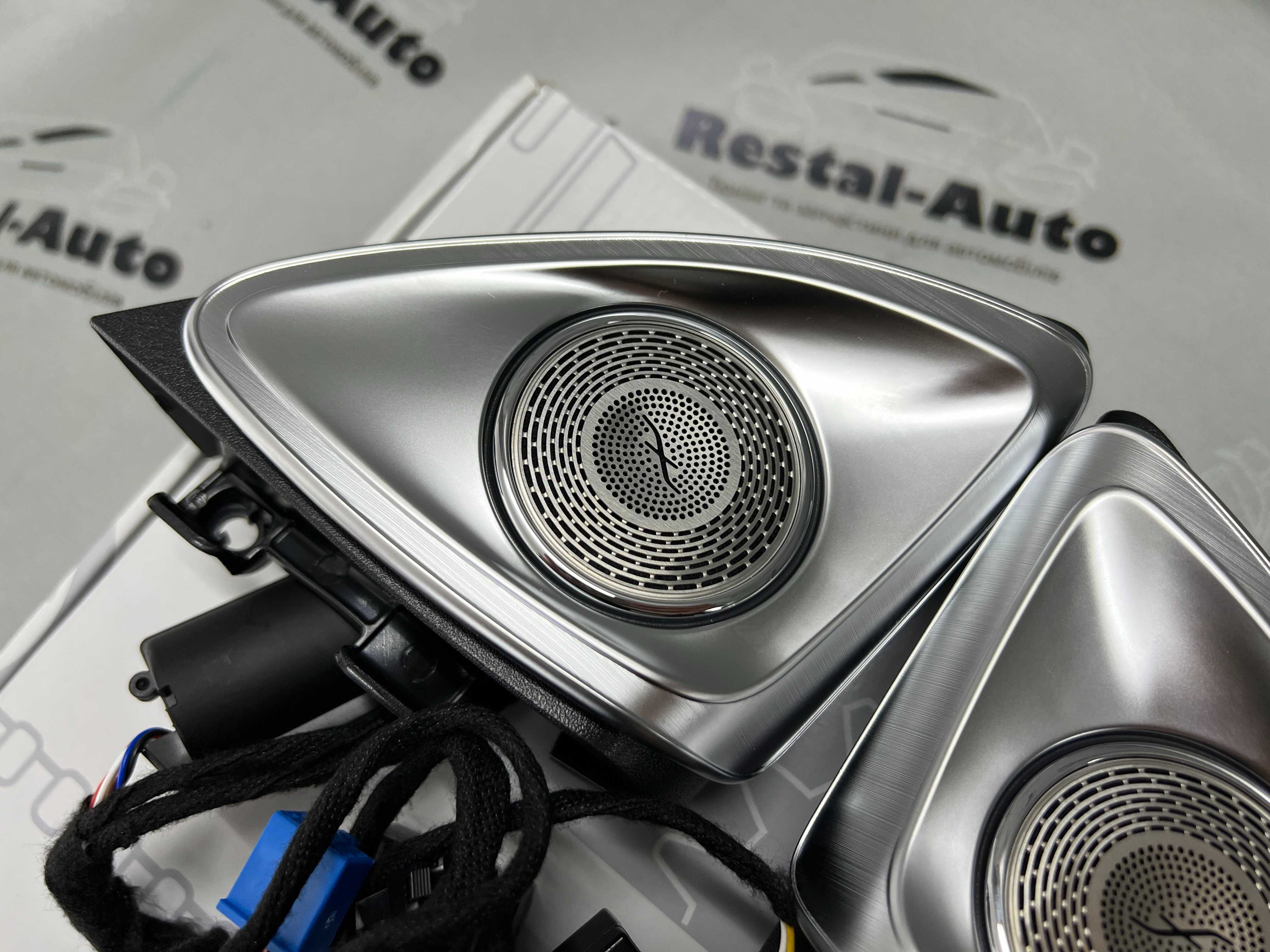 Burmester 4D w213 Mercedes декоративные накладки Сетки на динамики