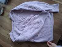 Sweter liliowy orsay