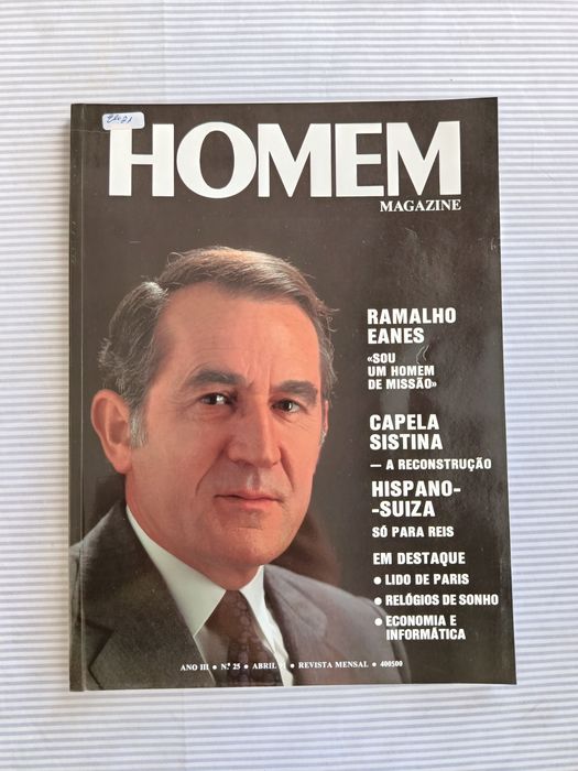 Revista HOMEM Magazine (Ramalho Eanes) 1991