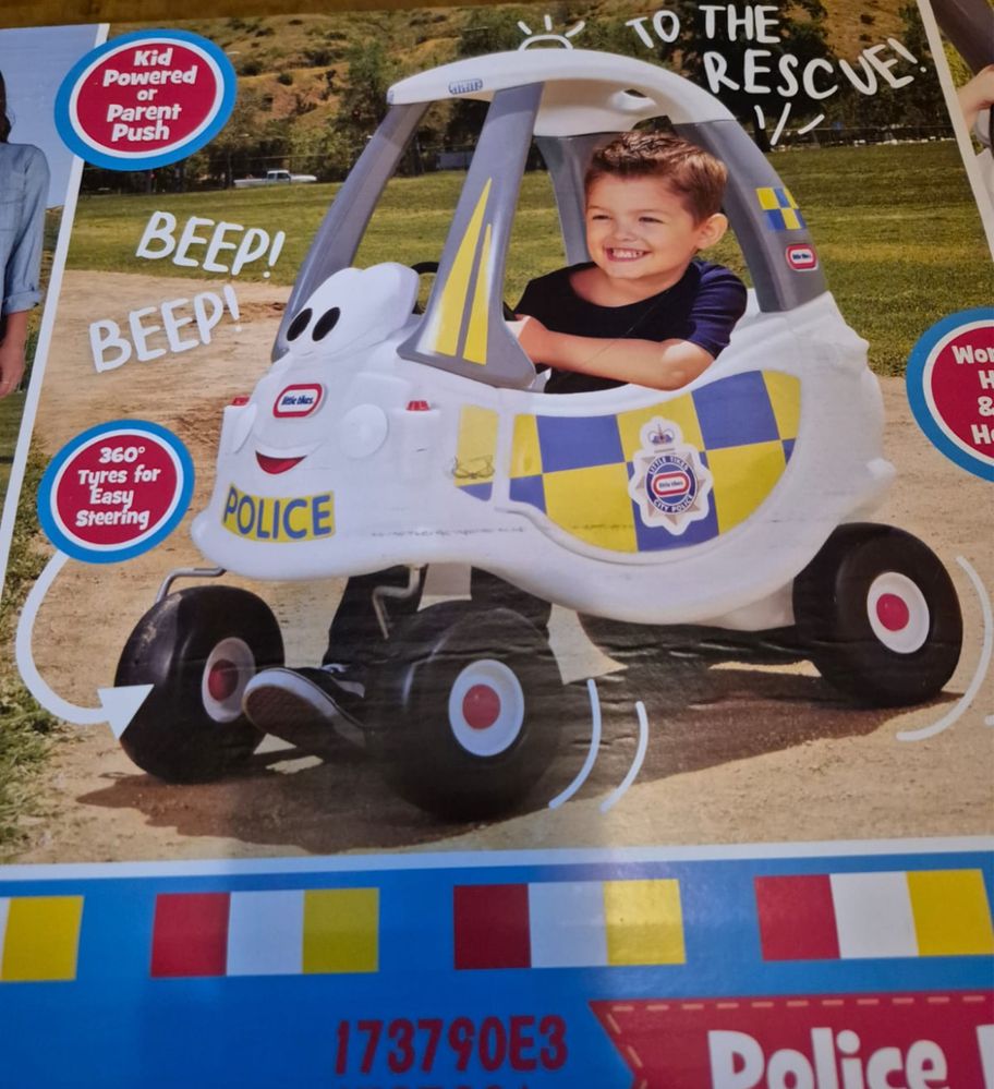 Little Tikes Policja Jeździk autko