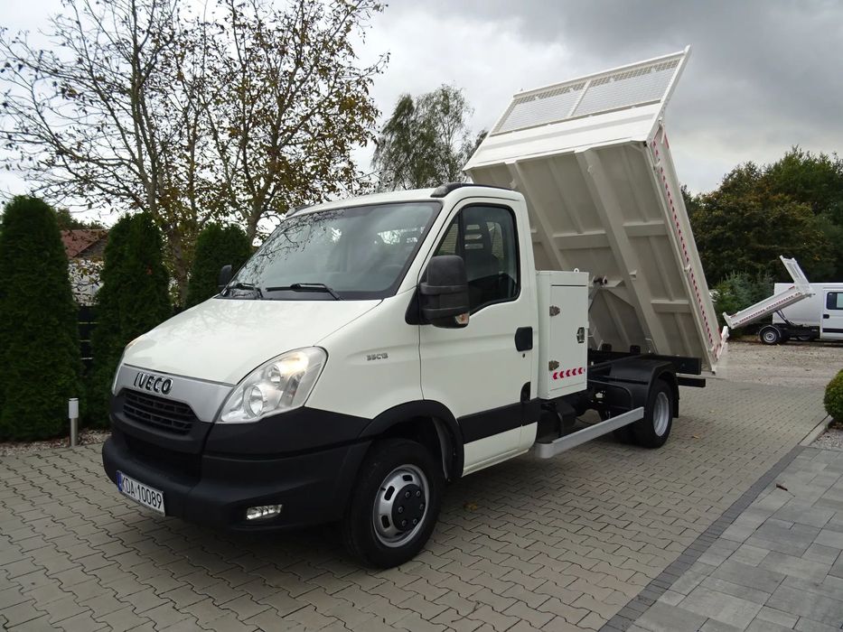 Iveco 35C13 Wywrotka Klima 175 tys km Super Stan Oryginał  Wywrotka Wywrotr Kiper + skrzynka na narzędzia 3,30m dł