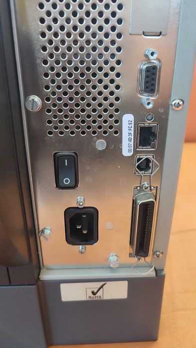 Drukarka Zebra ZM400 200dpi + GILOTYNA + LAN 100% OKEY