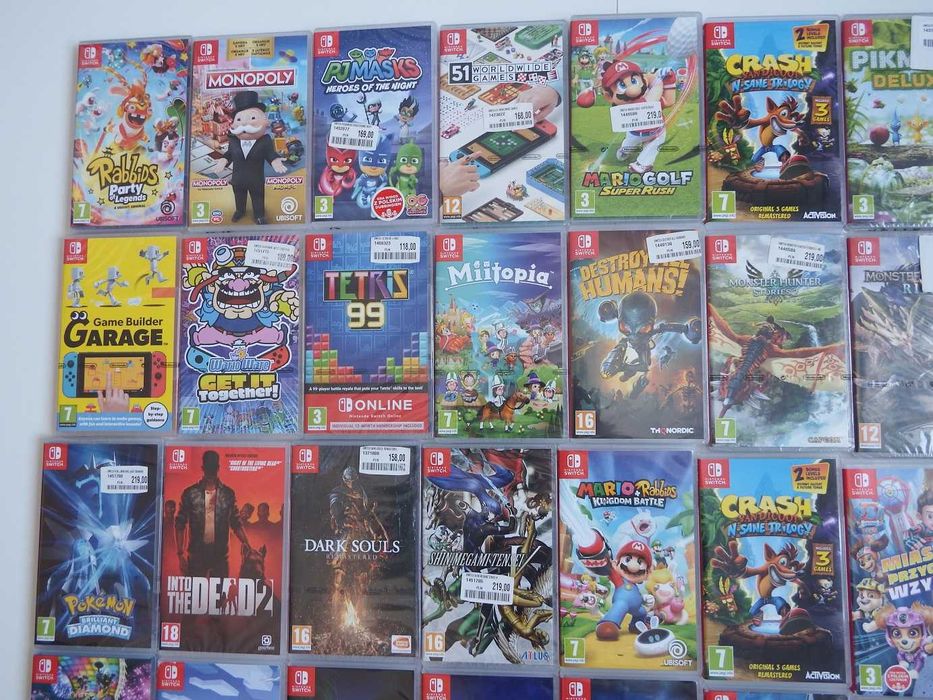 GRY NINTENDO SWITCH Super Mario Pokemon Crash FIFA LEGO Star Wars