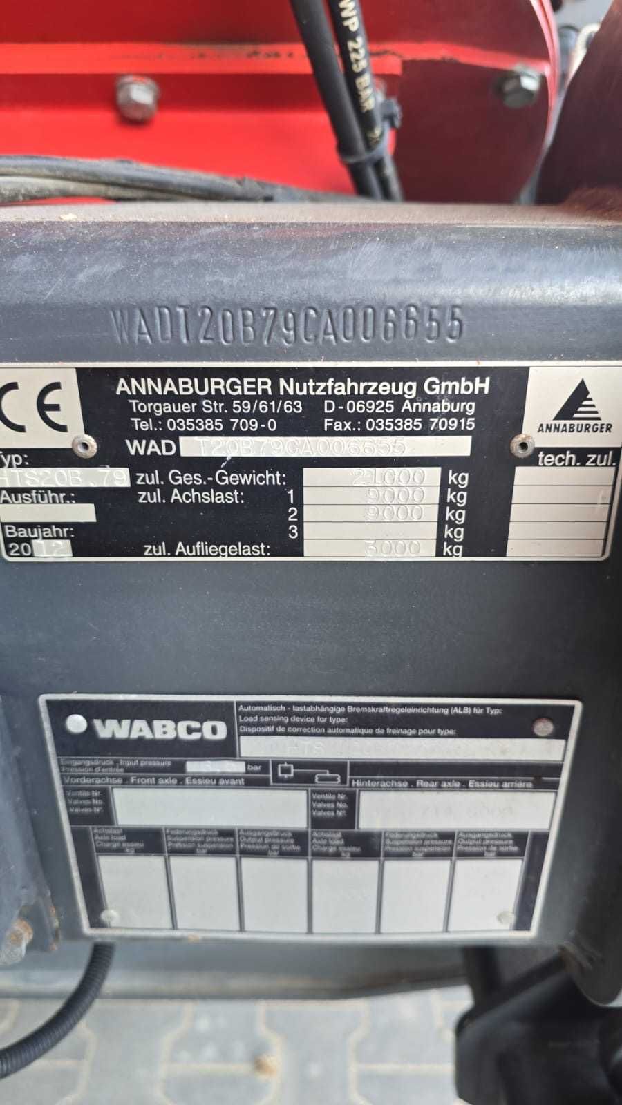 Przyczepa przeładowcza Annaburger