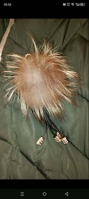 Натуральый пуховик,р.46-48