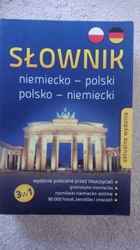 Słownik niemiecko-polski polsko-niemiecki 3w1 GREG