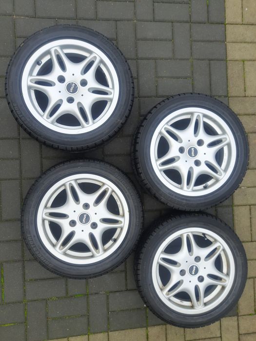 4 Alufelgi Opony Kapsle Oryginał Smart 2x175/55R 2x14565R1515