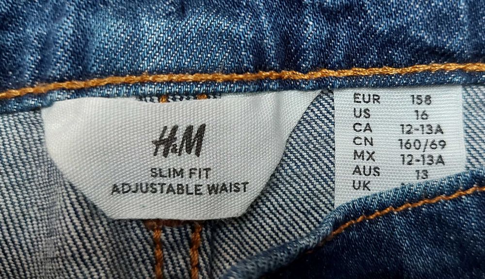 Spodnie jeansy dla chłopca H&M rozm. 158 cm