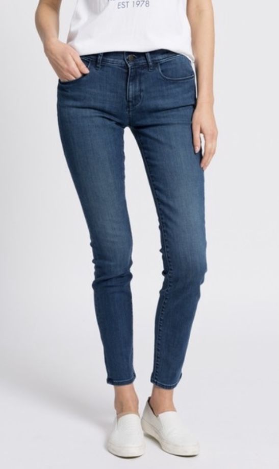 Spodnie jeansy rurki skinny calvin klein 25/32