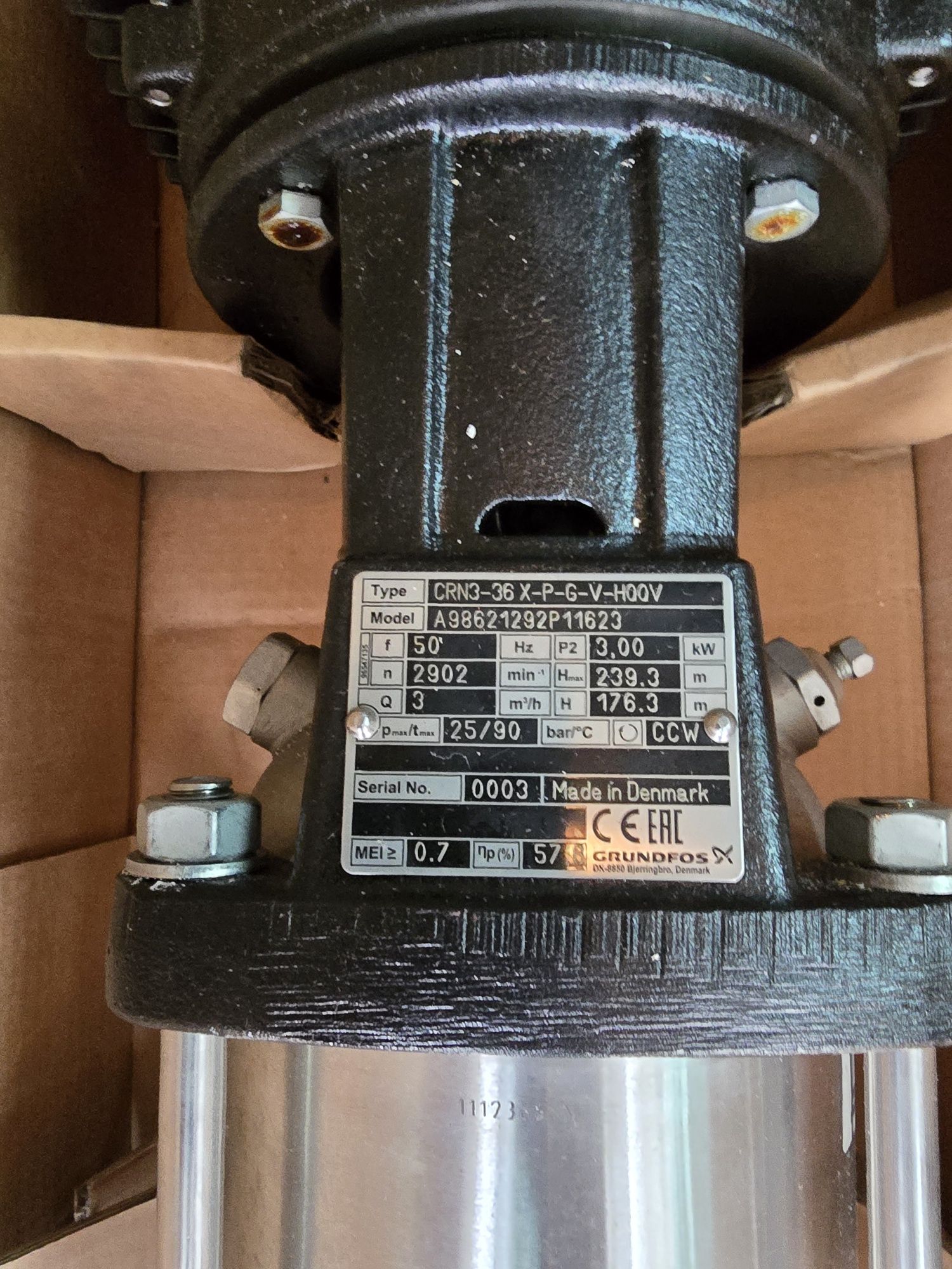 Pompy Grundfos crn 3-36, 3-33