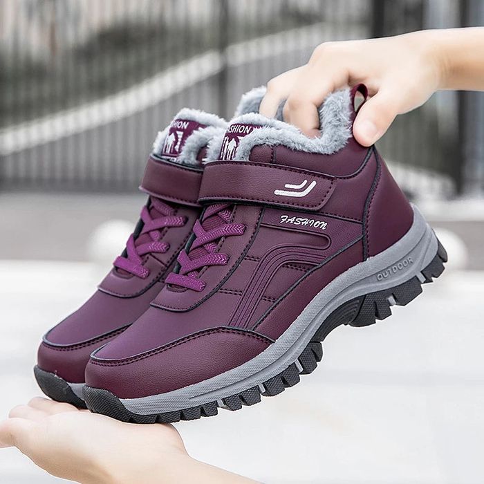 Botas Femininas de Inverno com Plataforma - Impermeáveis e Quentes