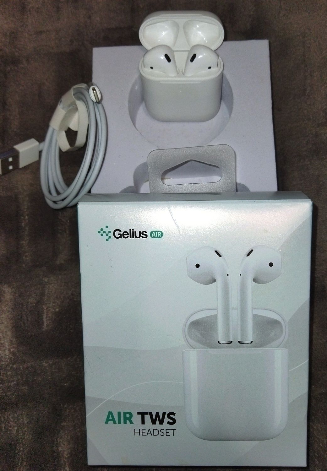 Навушники бездротові Gelius Air Airdots GA-TWS-001ELT/Bluetooth/White