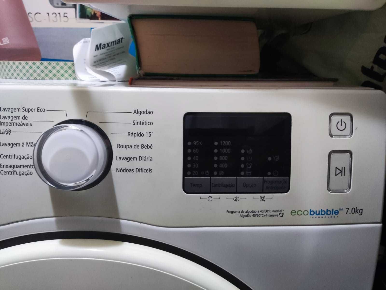 Máquina de lavar roupa Samsung Ecobubble 7kg 1400RPM