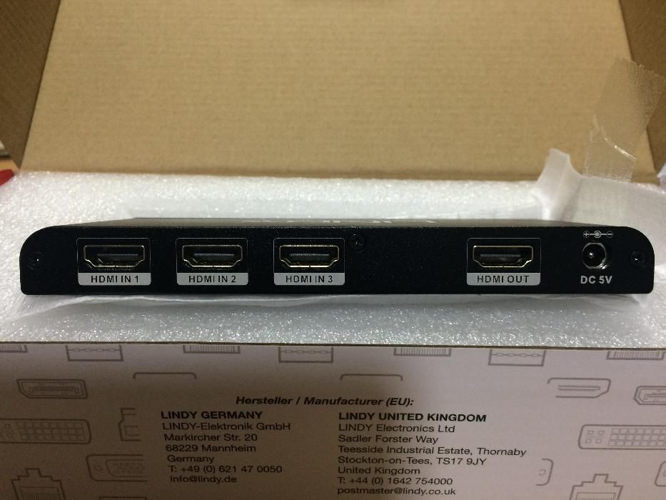 Selector 3x1 - HDMI2.0 4K Ultra HD