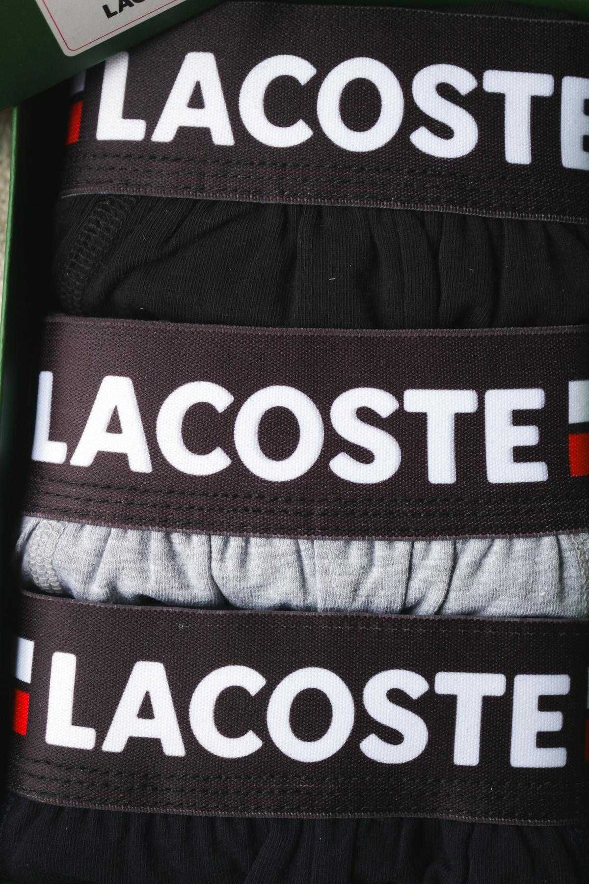 Труси Lacoste (3 пари), чоловічі труси, боксери, нижня білизна