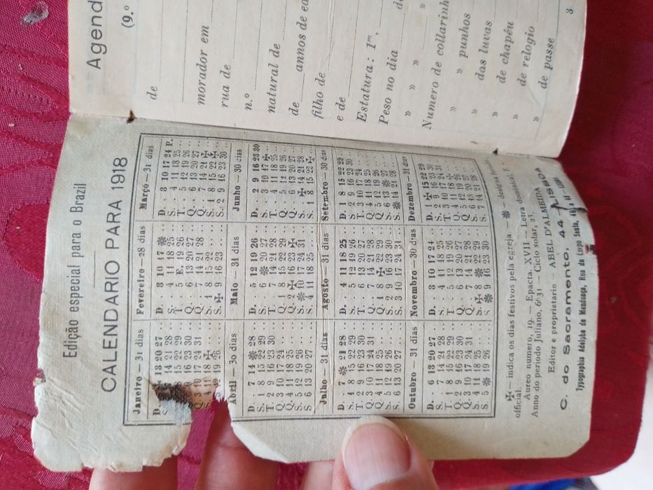 Deseja uma Agenda util-1918?Livraria Interna.-10E-Sino antigo7EDesde2E