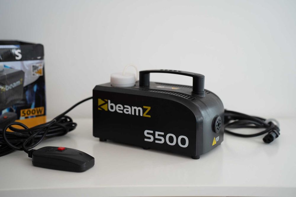 Máquina de fumo BeamZ S500 – 500W com comando